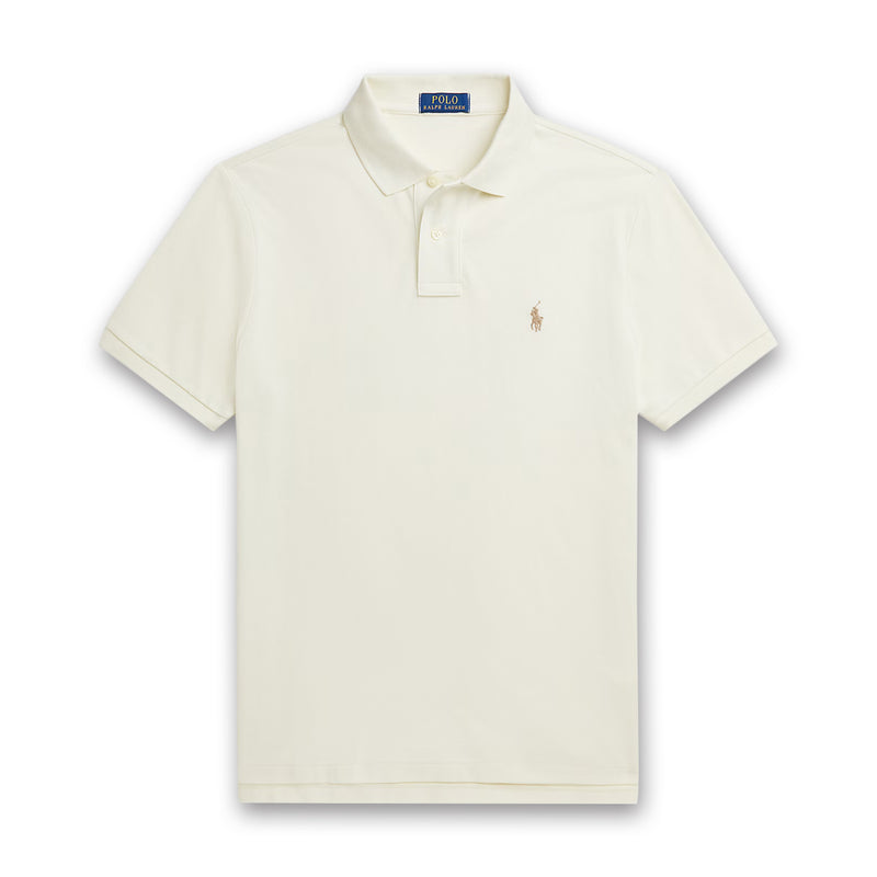 Ralph Lauren - Iconic Mesh Polo in Natural - Nigel Clare
