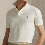 Ralph Lauren - Iconic Mesh Polo in Natural - Nigel Clare