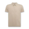 Remus - Relaxed Fit Tencel Polo in Stone