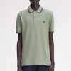 Fred Perry - Twin Tipped Polo in Bay Leaf