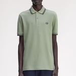 Fred Perry - Twin Tipped Polo in Bay Leaf