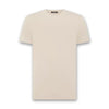 Remus - Plain Stretch T-Shirt in Cream