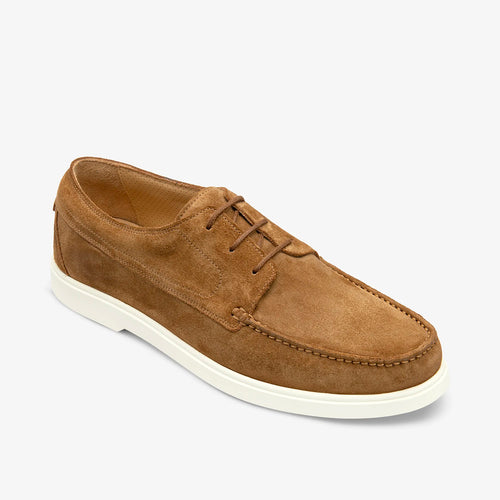 Loake - Sardinia Suede Loafer in Chestnut