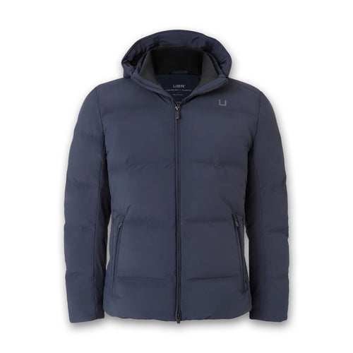 UBR - Bolt Quilted Jacket in Navy - Nigel Clare
