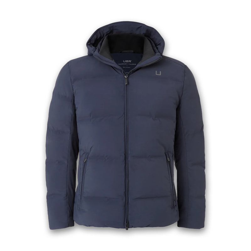 UBR - Bolt Quilted Jacket in Navy - Nigel Clare