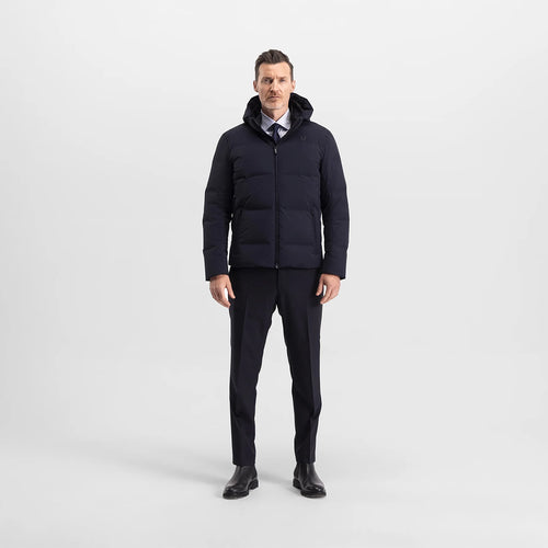 UBR - Bolt Quilted Jacket in Navy - Nigel Clare