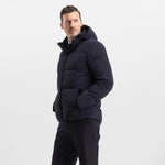 UBR - Bolt Quilted Jacket in Navy - Nigel Clare