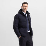 UBR - Bolt Quilted Jacket in Navy - Nigel Clare