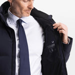 UBR - Bolt Quilted Jacket in Navy - Nigel Clare