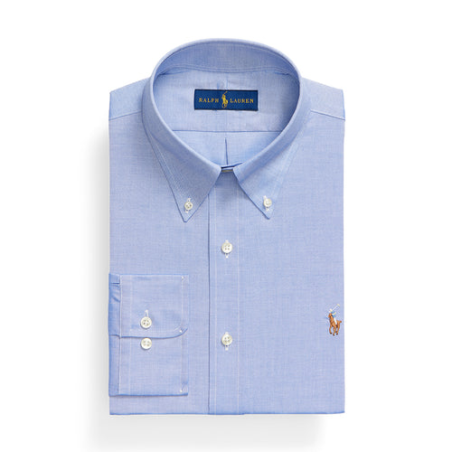 Ralph Lauren - Custom Fit Oxford Shirt in Blue - Nigel Clare