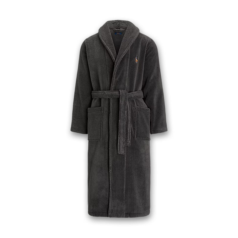 Ralph Lauren - Shawl-Collar Terry Robe in Dark Slate