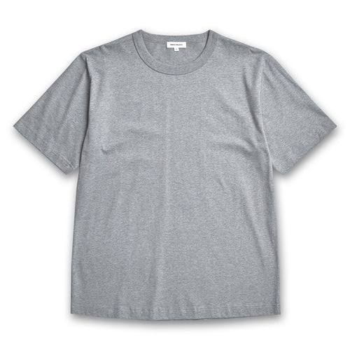 Norse Projects - Holger Optic Print T-Shirt in Grey Melange - Nigel Clare