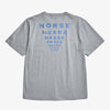 Norse Projects - Holger Optic Print T-Shirt in Grey Melange - Nigel Clare