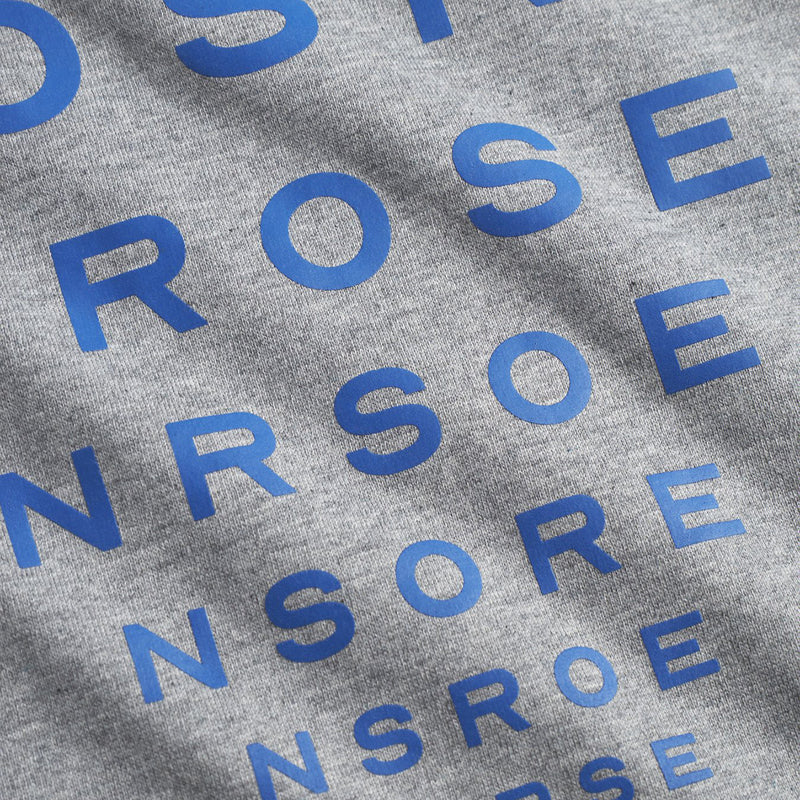 Norse Projects - Holger Optic Print T-Shirt in Grey Melange - Nigel Clare