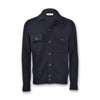 Gran Sasso - Button Through Knitted Jacket in Navy