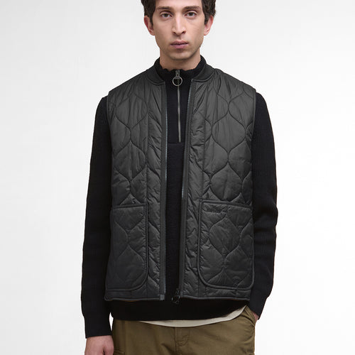 Barbour - Re-Engineered Utility Liddesdale Gilet in Black