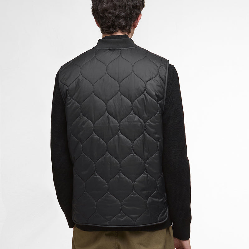 Barbour - Re-Engineered Utility Liddesdale Gilet in Black