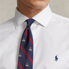 Ralph Lauren - Slim Fit Dobby Shirt in White - Nigel Clare