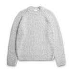 Norse Projects - Birger Wool Raglan Jumper in Light Grey Melange - Nigel Clare