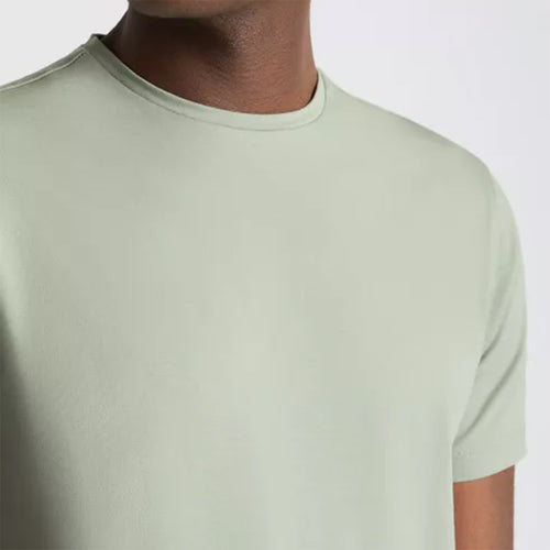 Remus - Plain Stretch T-Shirt in Light Green