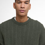 Barbour - Cleveland Crew Neck Jumper in Dark Green