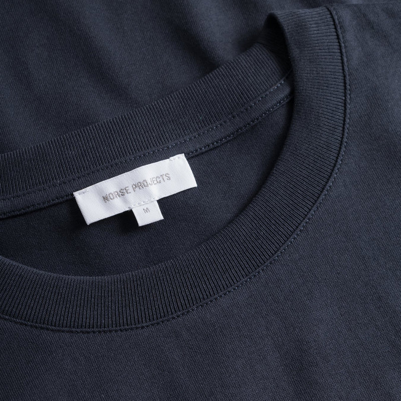 Norse Projects - Standard T-Shirt in Dark Navy - Nigel Clare