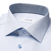 Eton - Contemporary Fit Circle Trim Shirt in Blue