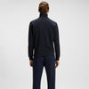 Boss Orange - Zetrust Zip Neck Sweatshirt in Dark Blue