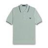 Fred Perry - Pique Stitch Knitted Polo in Bay Leaf