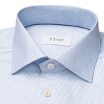 Eton - Contemporary Fit Striped Shirt in White/Blue