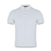 Remus - Slim Fit Micro Braid Polo in White