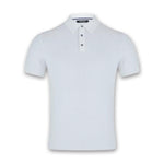 Remus - Slim Fit Micro Braid Polo in White