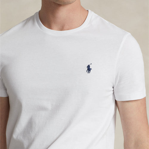 Ralph Lauren - Custom Slim Fit Jersey Crewneck T-Shirt in White