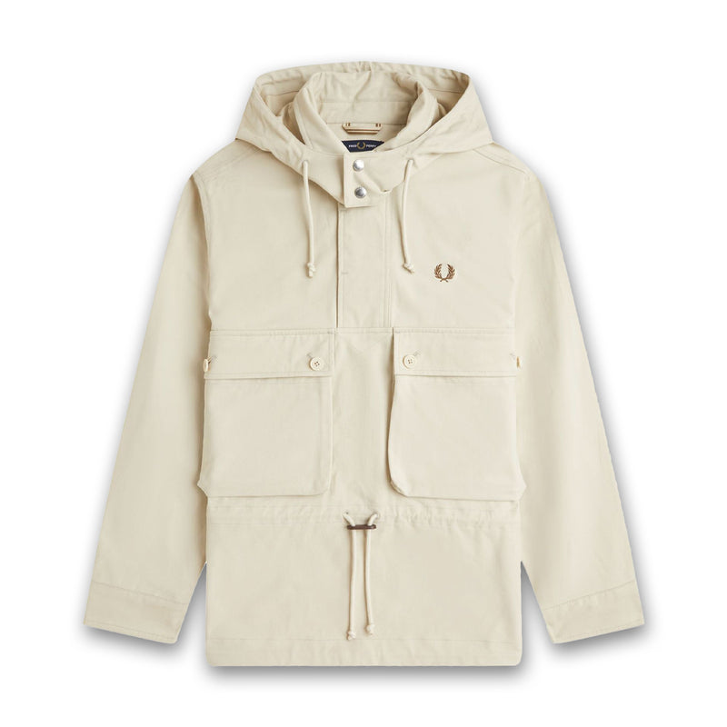 Fred Perry - Coaches Smock Jacket in Oatmeal