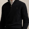Ralph Lauren - Wool Quarter-Zip Sweater in Black