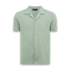 Remus - Relaxed Fit Cuban Collar Shirt in Green