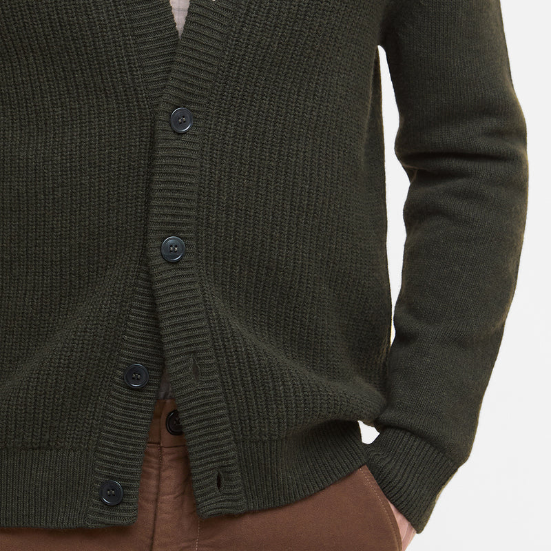 Barbour - Mainland Cardigan in Olive