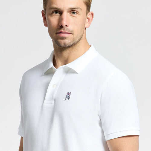 Psycho Bunny - Classic Polo in White