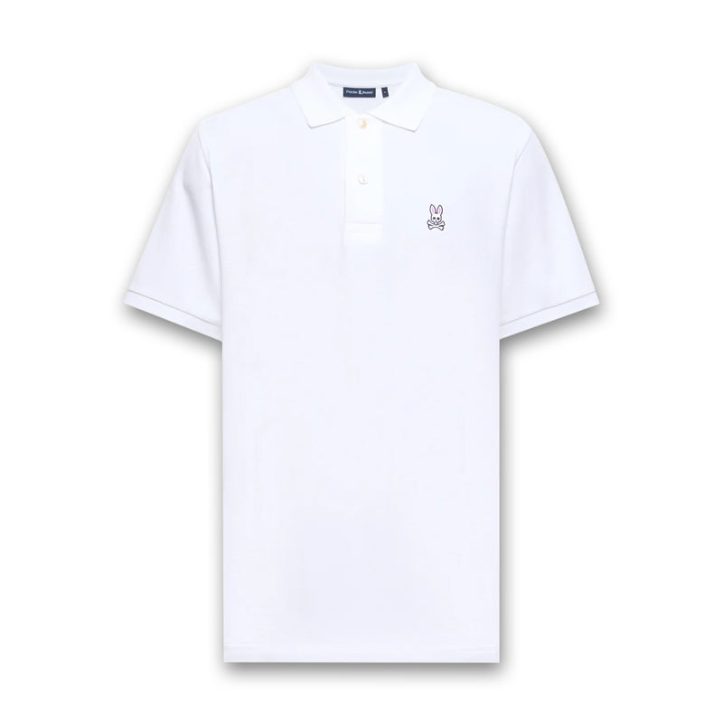 Psycho Bunny - Classic Polo in White