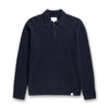 Norse Projects - Merino Lambswool Polo in Dark Navy - Nigel Clare