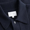 Norse Projects - Merino Lambswool Polo in Dark Navy - Nigel Clare