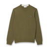 Lacoste - Crew Neck Sweater in Khaki Green