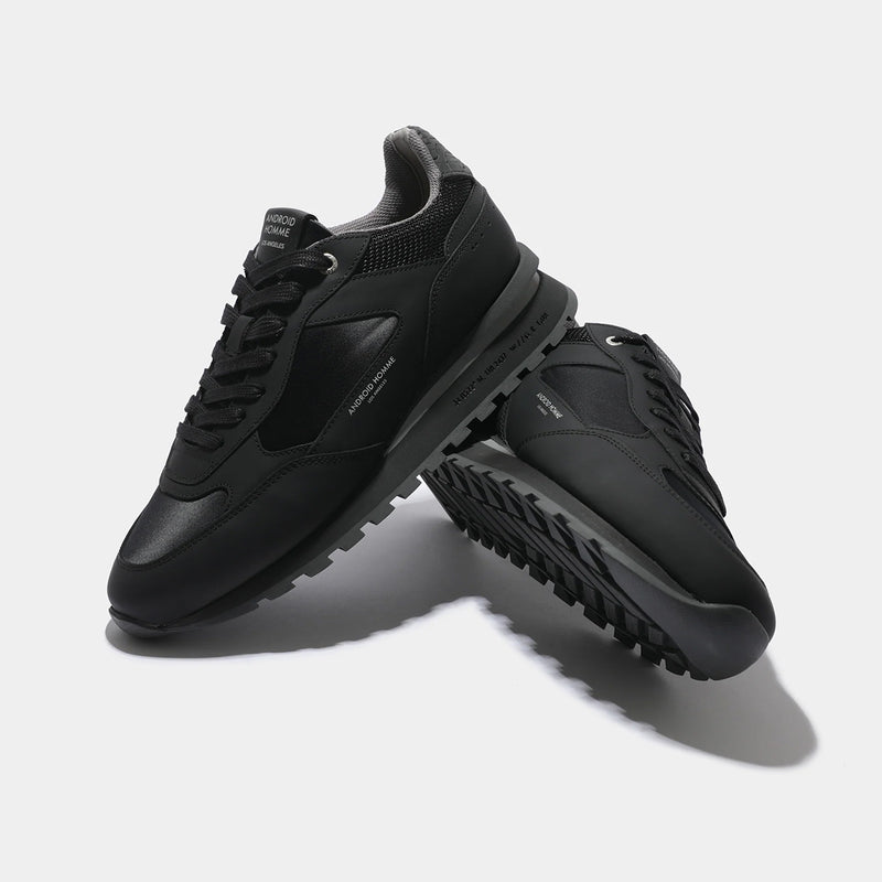 Android Homme - Lechuza Racer Trainers in Black - Nigel Clare