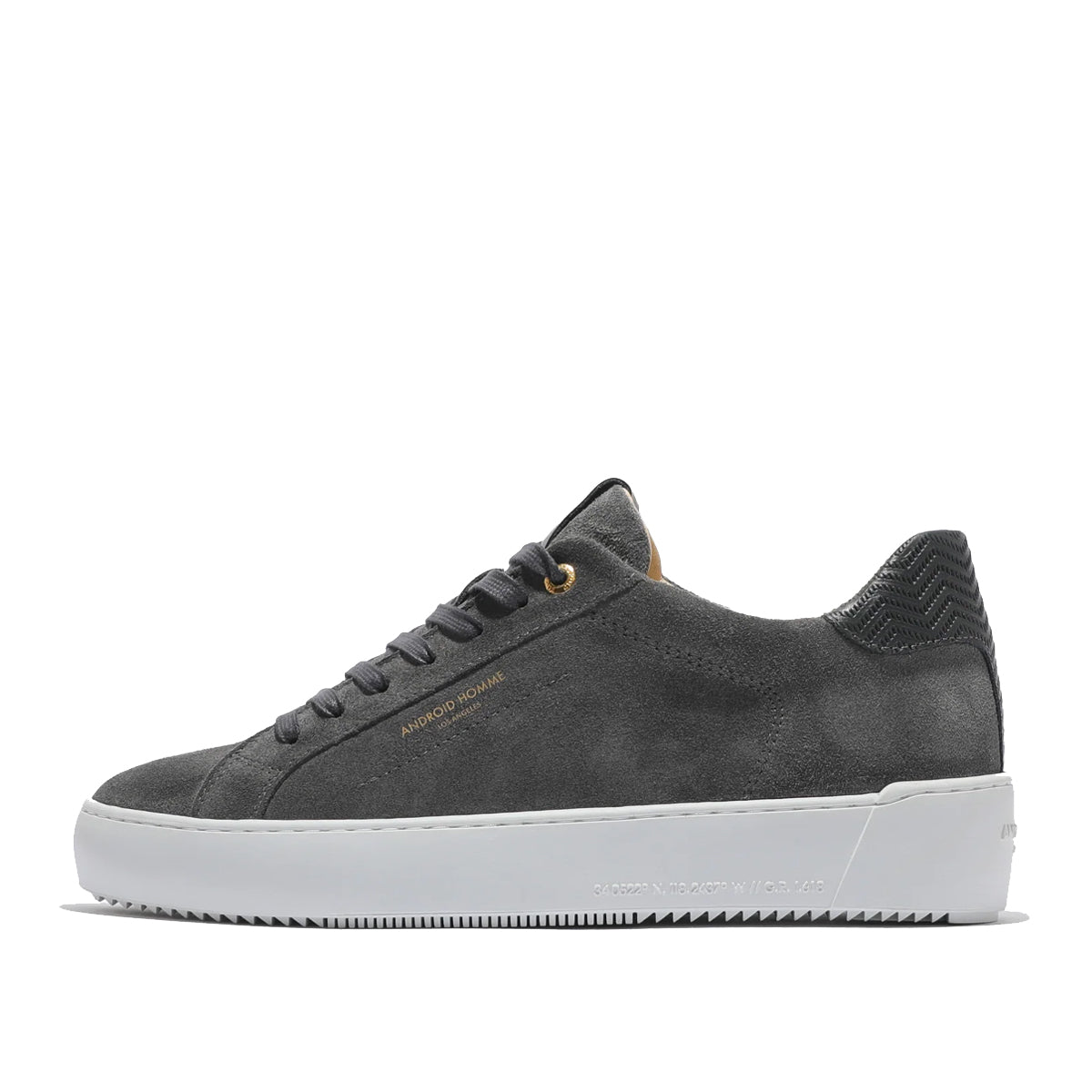 Android Homme Zuma Suede Trainers in Grey - Main Image