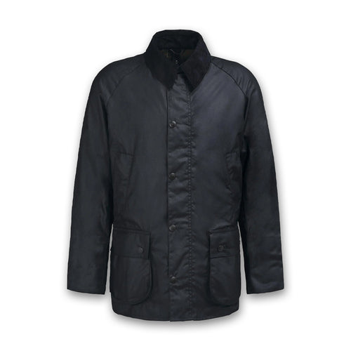 Barbour - Ashby Wax Jacket in Black - Nigel Clare