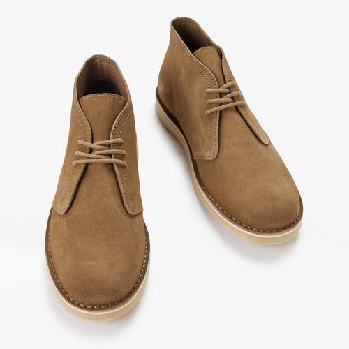 Fred Perry - Hawley Suede Desert Boot in Marsh Brown