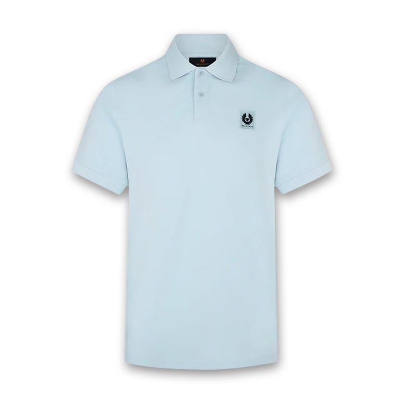 Belstaff - Cotton Piqué Polo in Sky Blue