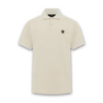 Belstaff - Cotton Piqué Polo in Stone Beige