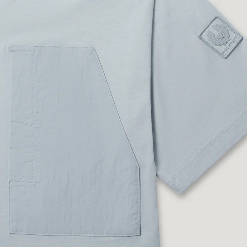Belstaff - Cover T-Shirt in Quarry Blue - Nigel Clare
