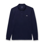 Lacoste - Regular Fit LS Polo in Midnight Blue